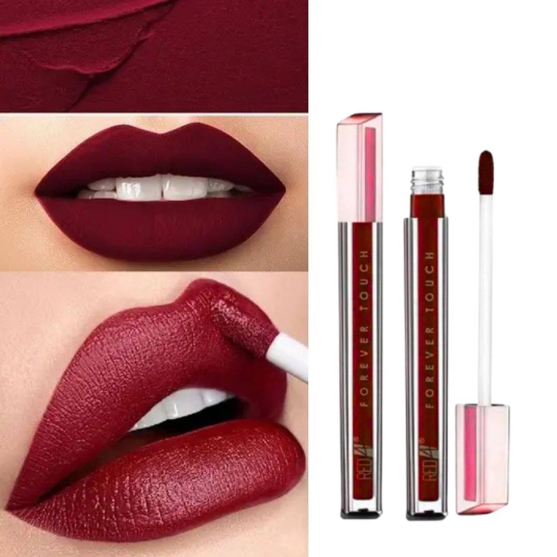 RED4 Maroon Colour Waterproof Long Lasting Liquid Lipstick (Pack of 1) RED4 Maroon Colour Waterproof Long Lasting Liquid Lipstick (Pack of 1)