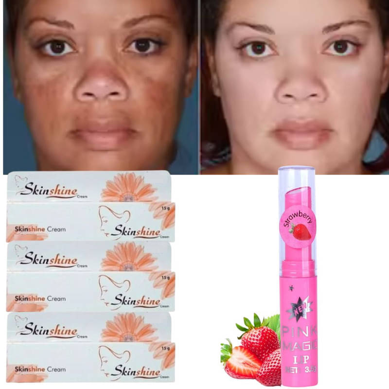     			BLUST & FAMME Vitamin E Night Cream With Pink Lip Balm For All Skin Type( Pack of 2)