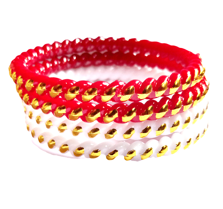 COMMENCEMENT Multicolor Bangle Set ( Pack of 4 ) COMMENCEMENT Multicolor Bangle Set ( Pack of 4 )