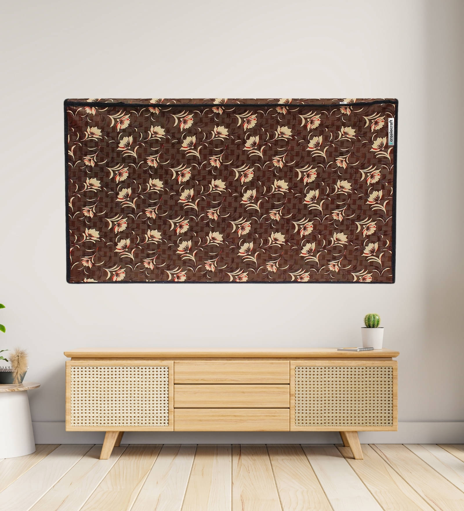     			Crosia Craft Single PVC Brown TV Cover for Other Models 81cm (32 in) LED/LCD TV