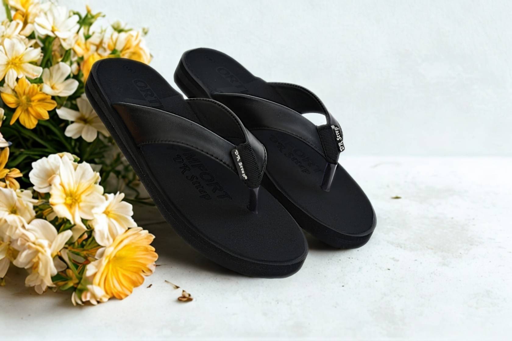     			DR Sttep Black Women's Daily Slipper