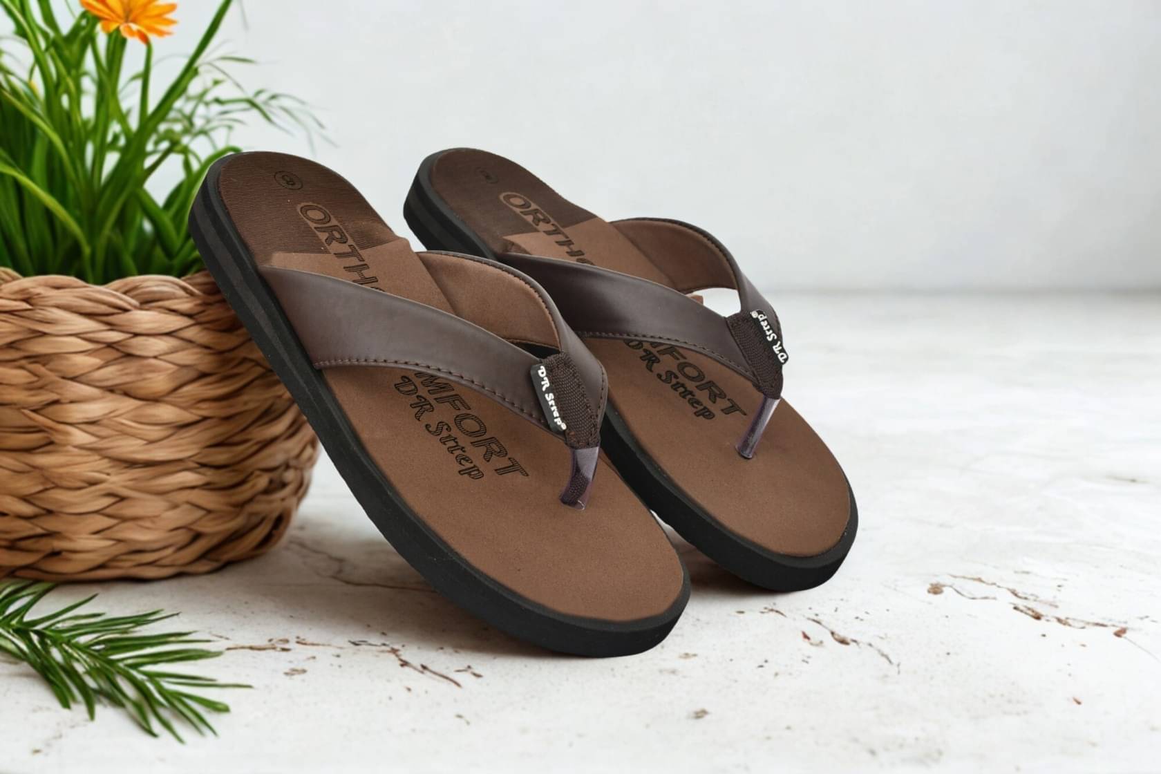     			DR Sttep Brown Women's Daily Slipper