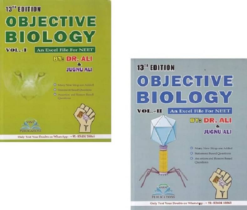     			Dr. Ali Objective Biology Vol 1 & 2