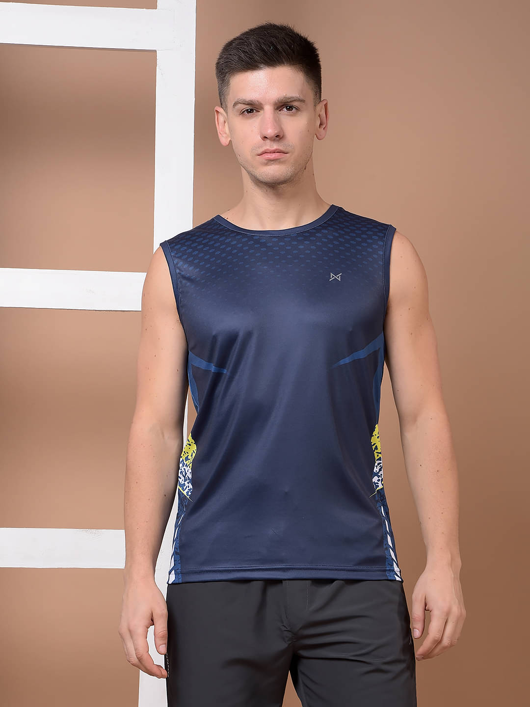 Force NXT Navy Polyester Regular Fit Men's Tanks ( Pack of 1 ) Force NXT Navy Polyester Regular Fit Men's Tanks ( Pack of 1 )