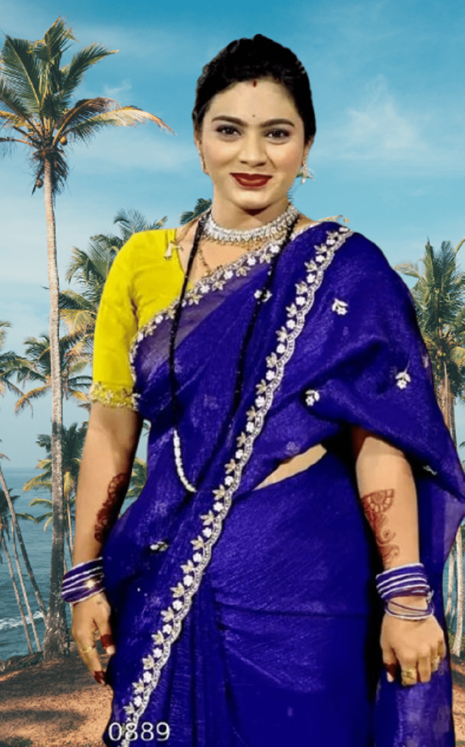 GOPI SAREE Chiffon Dyed With Unstitched Blouse Piece ( Purple ) GOPI SAREE Chiffon Dyed With Unstitched Blouse Piece ( Purple )