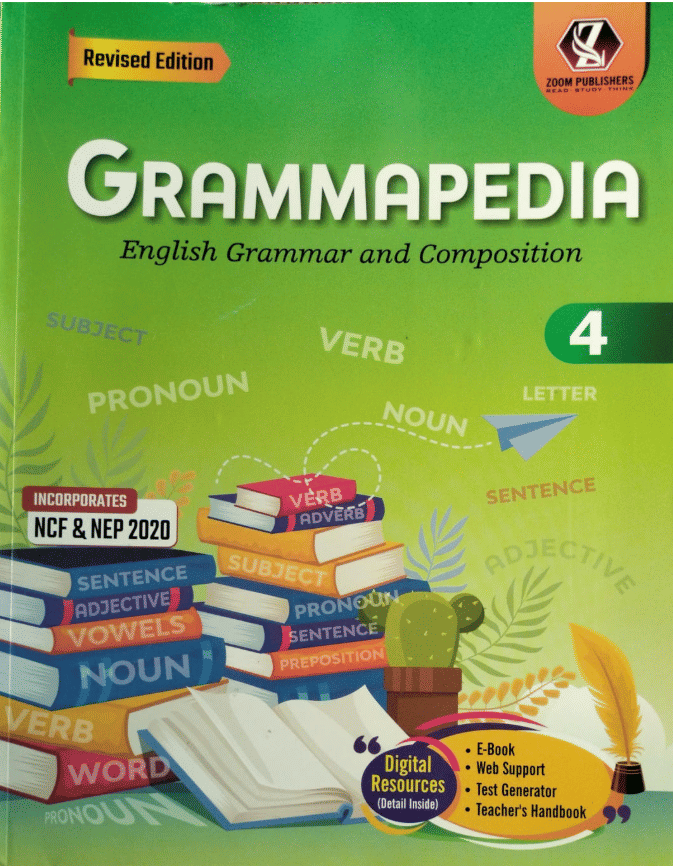     			GRAMMAPEDIA CLASS 4 ( ENGLISH GRAMMAR AND COMPOSITION )
