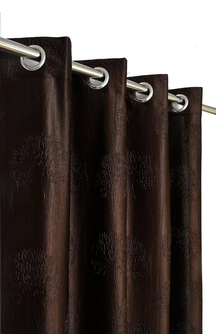 HOMEDESK Abstract Printed Room Darkening Ring Rod Curtain 9 ft ( Pack of 1 ) - Multi Color     			HOMEDESK Abstract Printed Room Darkening Ring Rod Curtain 9 ft ( Pack of 1 ) - Multi Color