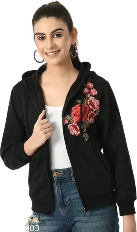     			Jyoti Traders - Fleece Black Jackets