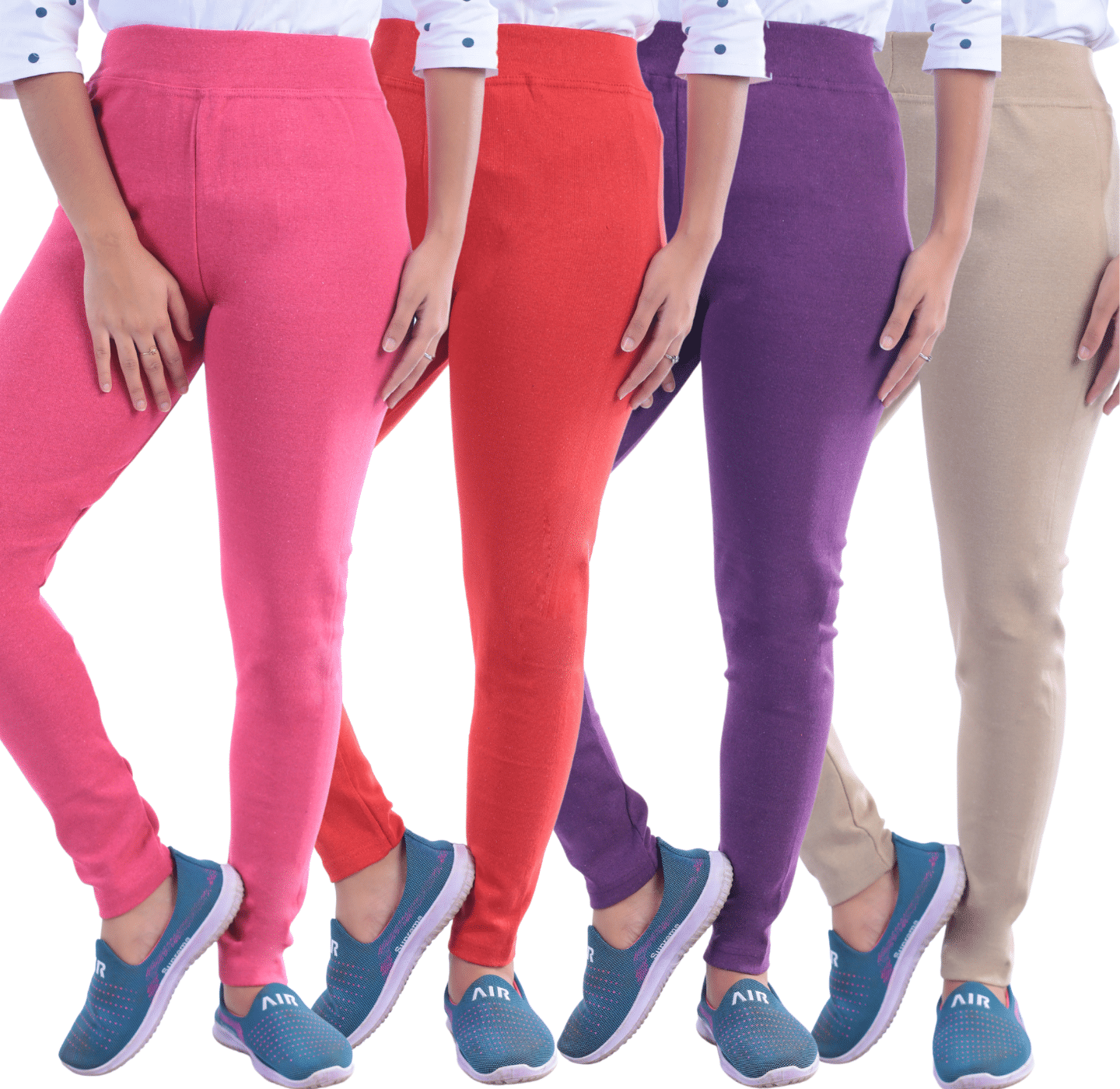     			KARARO Women Cotton Blend Skinny Fit Jegging