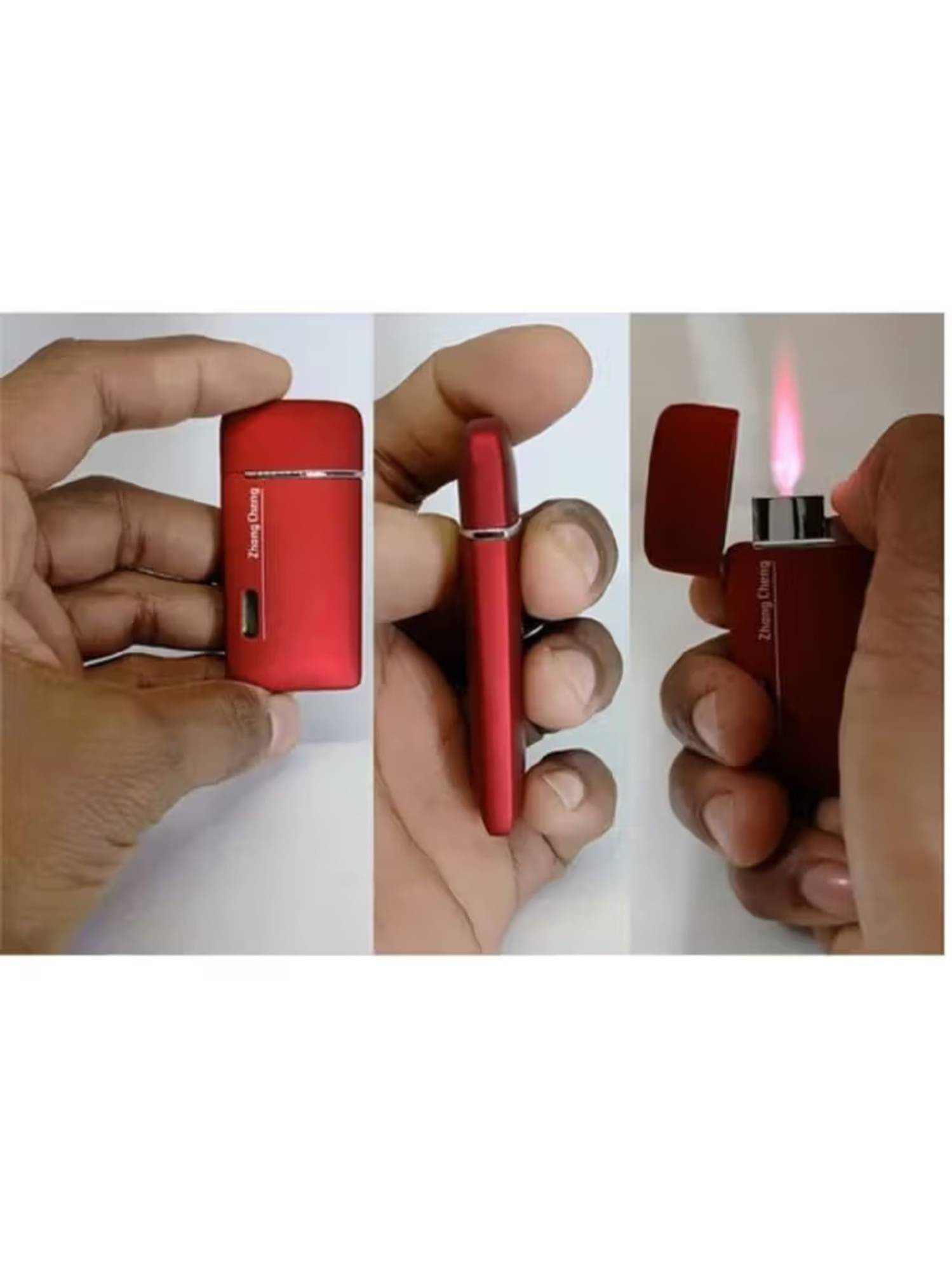     			Kadio Red Iron Cigarette Lighter ( Pack of 1 )