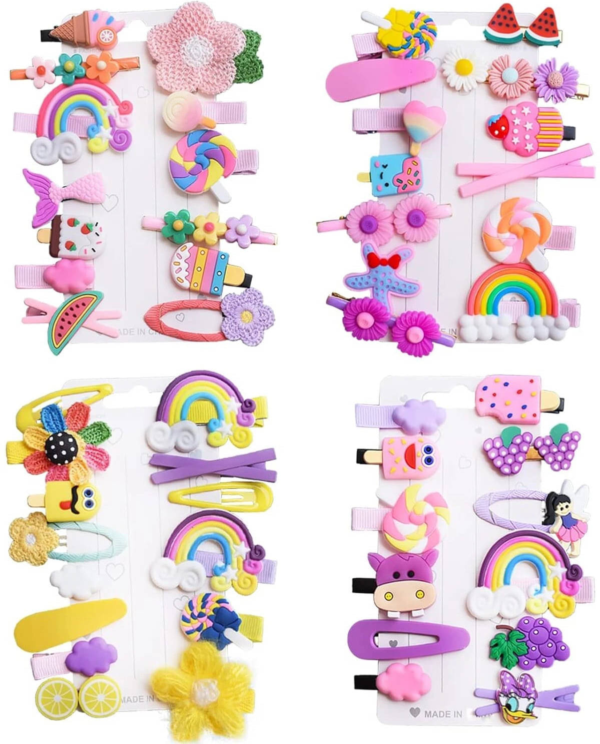     			Mehak Creation Multi Girls Hair Clip ( Pack of 12 )