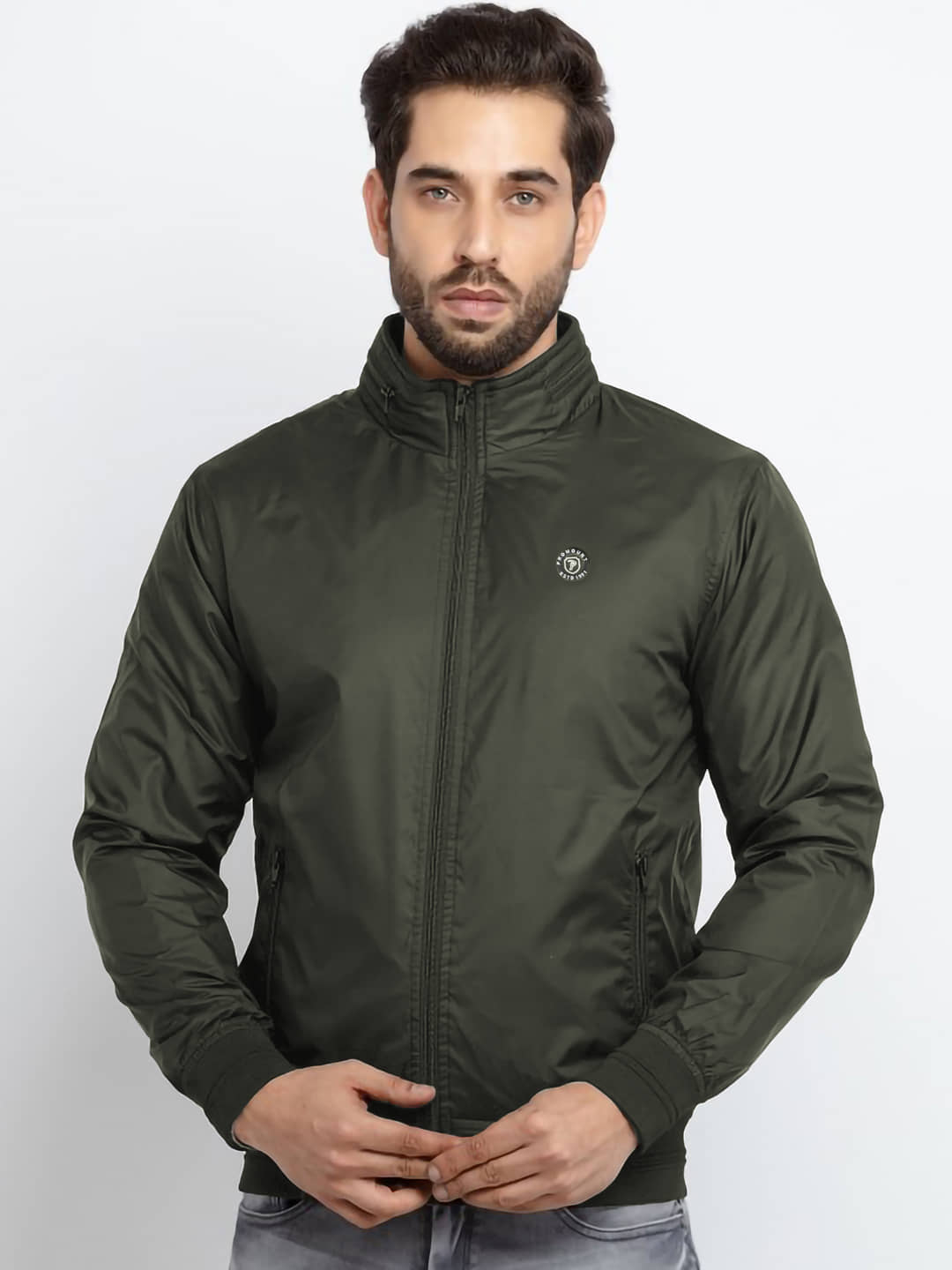 Mountain colours Polyester Men's Puffer Jacket - Green ( Pack of 1 ) - Jackets & Coats | Buy online on ZillyBuy