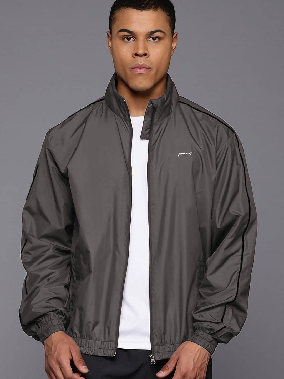     			Mountain colours Polyester Men's Puffer Jacket - Grey ( Pack of 1 )