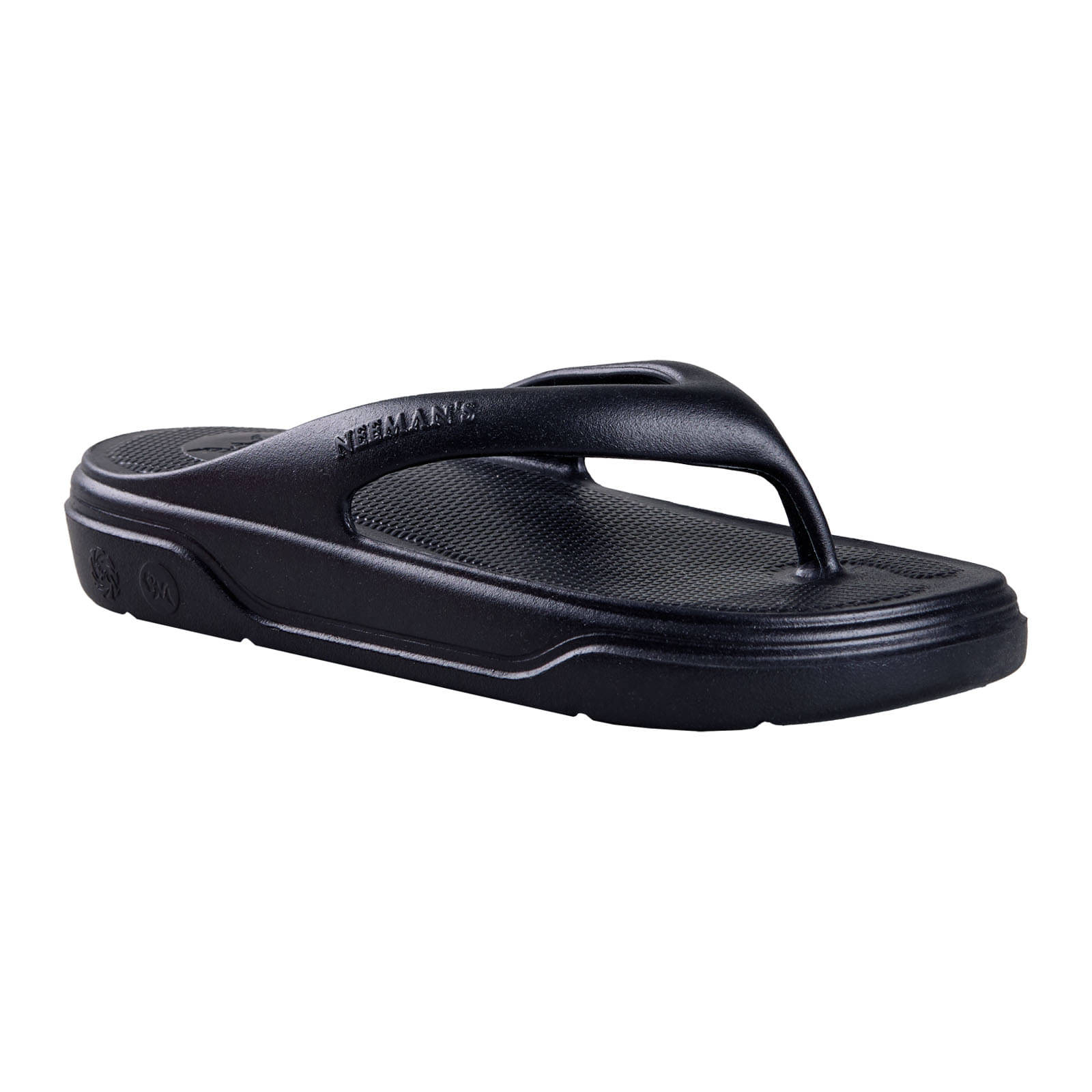     			Neemans Black Women's Thong Flip Flop