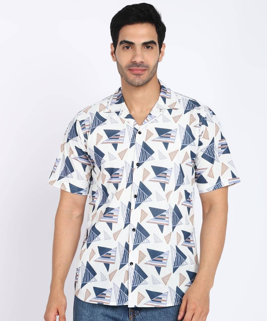 OQUENT Corduroy Regular Fit Self Design Half Sleeves Men's Casual Shirt - Multicolor ( Pack of 1 ) OQUENT Corduroy Regular Fit Self Design Half Sleeves Men's Casual Shirt - Multicolor ( Pack of 1 )