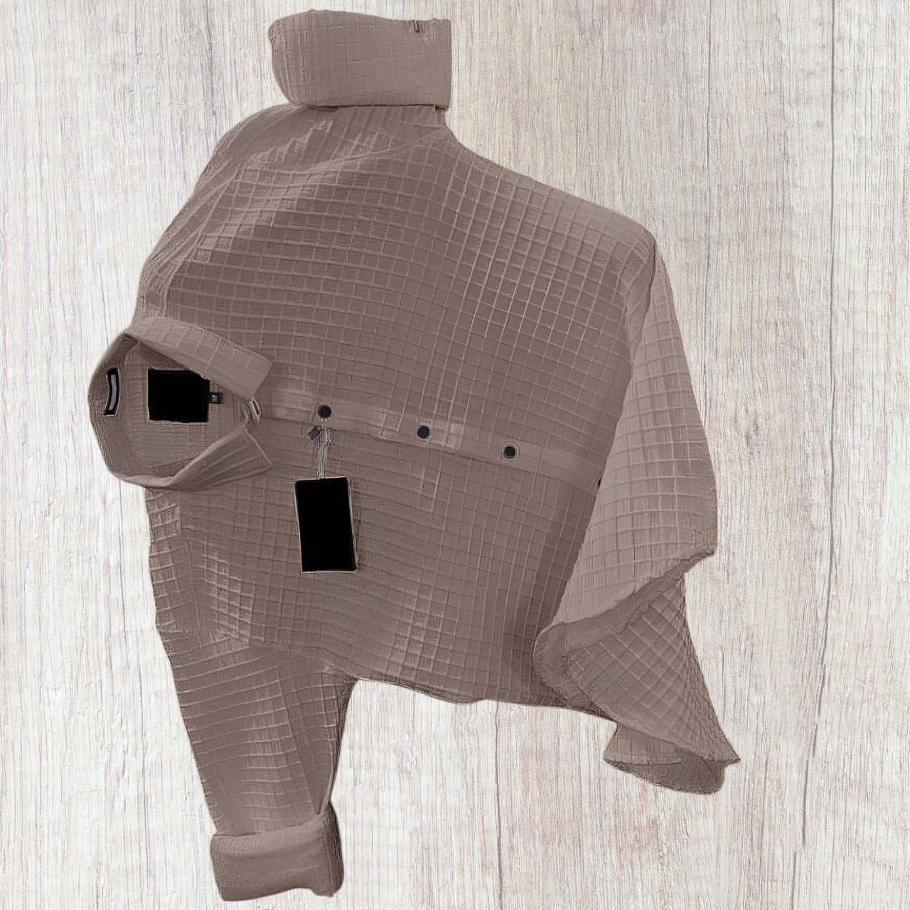 OQUENT Poly Cotton Regular Fit Popcorn Textured Full Sleeves Men's Casual Shirt - Beige ( Pack of 1 ) OQUENT Poly Cotton Regular Fit Popcorn Textured Full Sleeves Men's Casual Shirt - Beige ( Pack of 1 )