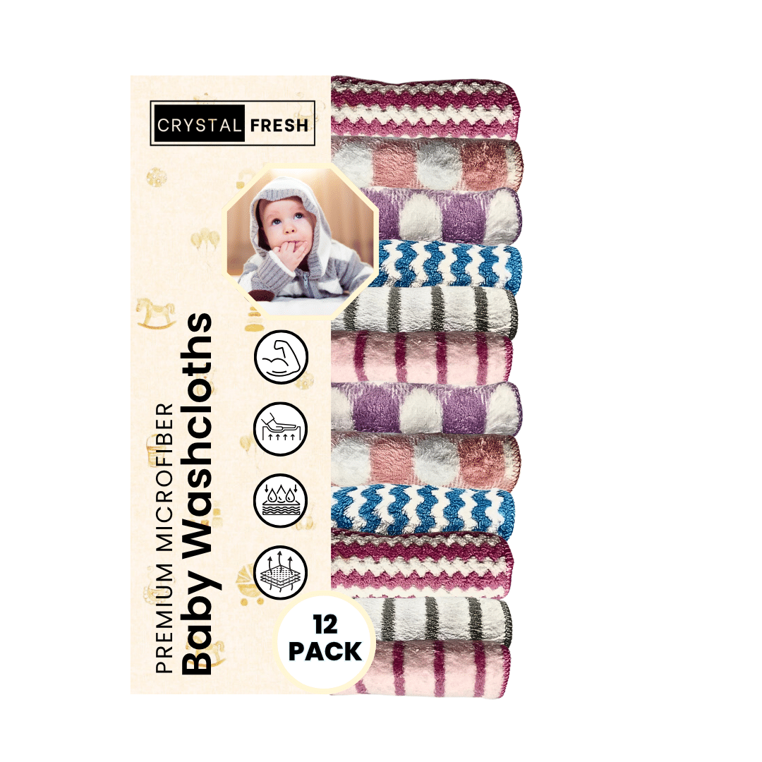     			Premium Microfiber Hanky Baby Wash Cloth