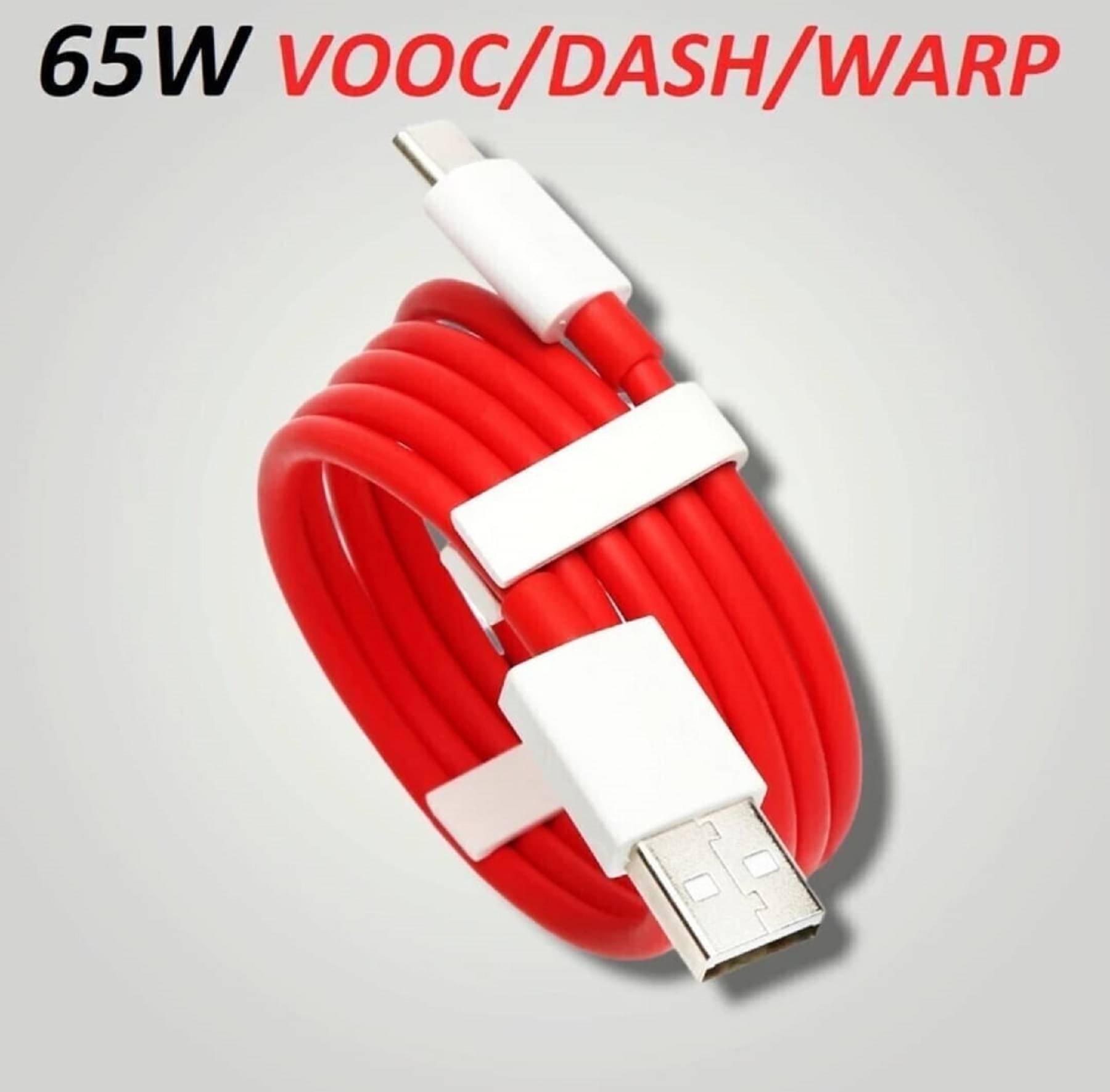     			UTRAX USB Type C Cable 5 A 1 m 65W DART/WARP/VOOC/DASH FAST  (Compatible with oppo,realme,narzo,oneplus,vivo,iqoo,samsung,motorola,mi,redmi,poco, Red)