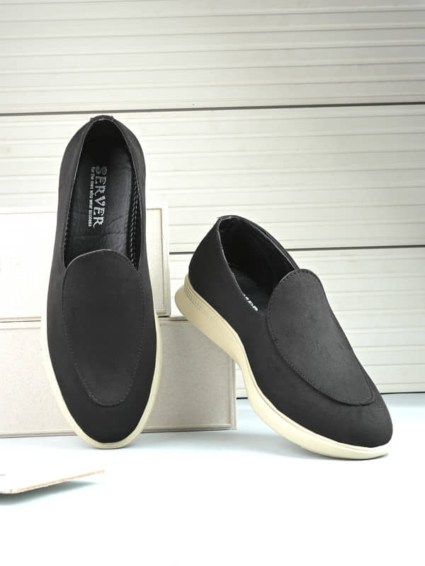 server Black Men's Slip on - Formal Shoes | Buy online on ZillyBuy