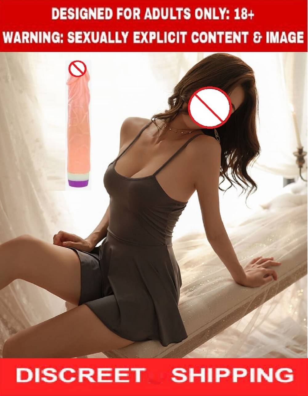 8.75 inch -G-Spot-Dildo vibrator-Rabbit-Female-Adult-Sex By KaamYog     			8.75 inch -G-Spot-Dildo vibrator-Rabbit-Female-Adult-Sex By KaamYog