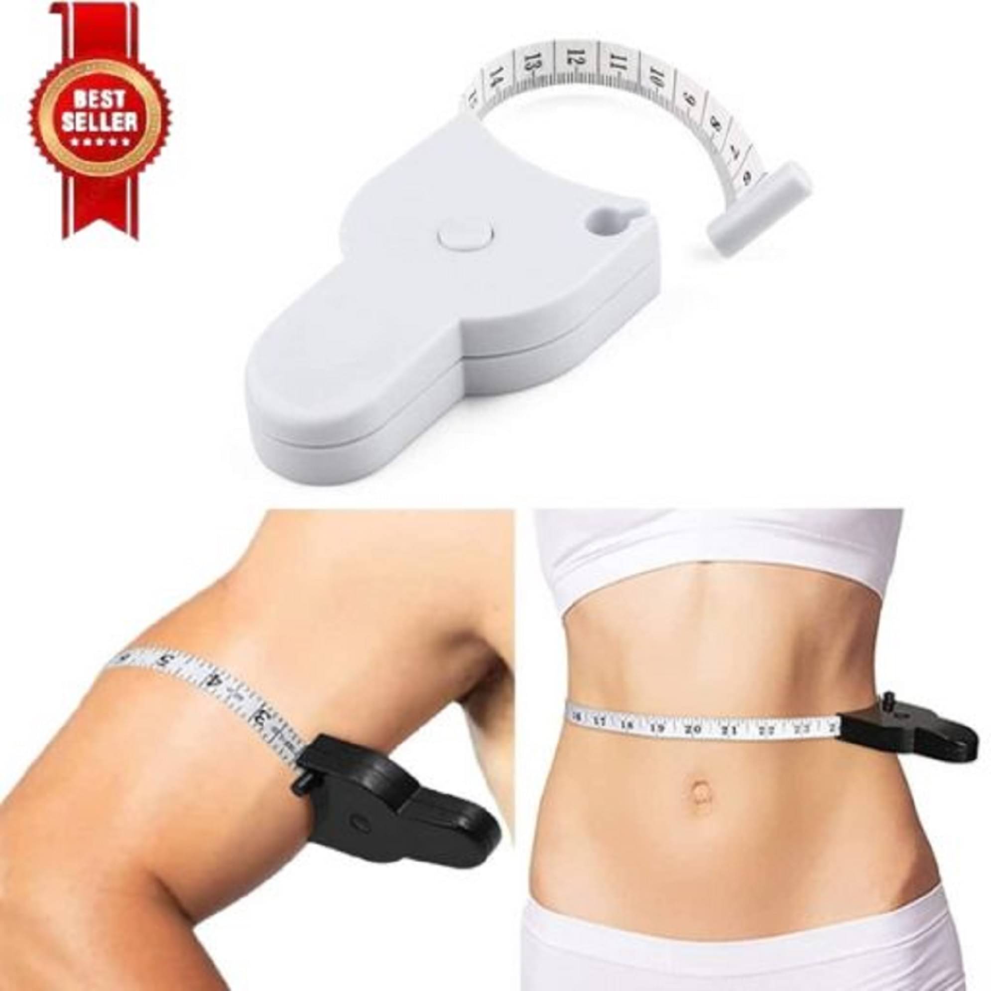 Automatic Telescopic Body Measuring Tape 60 inch(150cm),Lock Pin & Push Button Retract,Self-Tightening Body Measure,Retractable Accurate Waist Measuring Tape (White) Automatic Telescopic Body Measuring Tape 60 inch(150cm),Lock Pin & Push Button Retract,Self-Tightening Body Measure,Retractable Accurate Waist Measuring Tape (White)