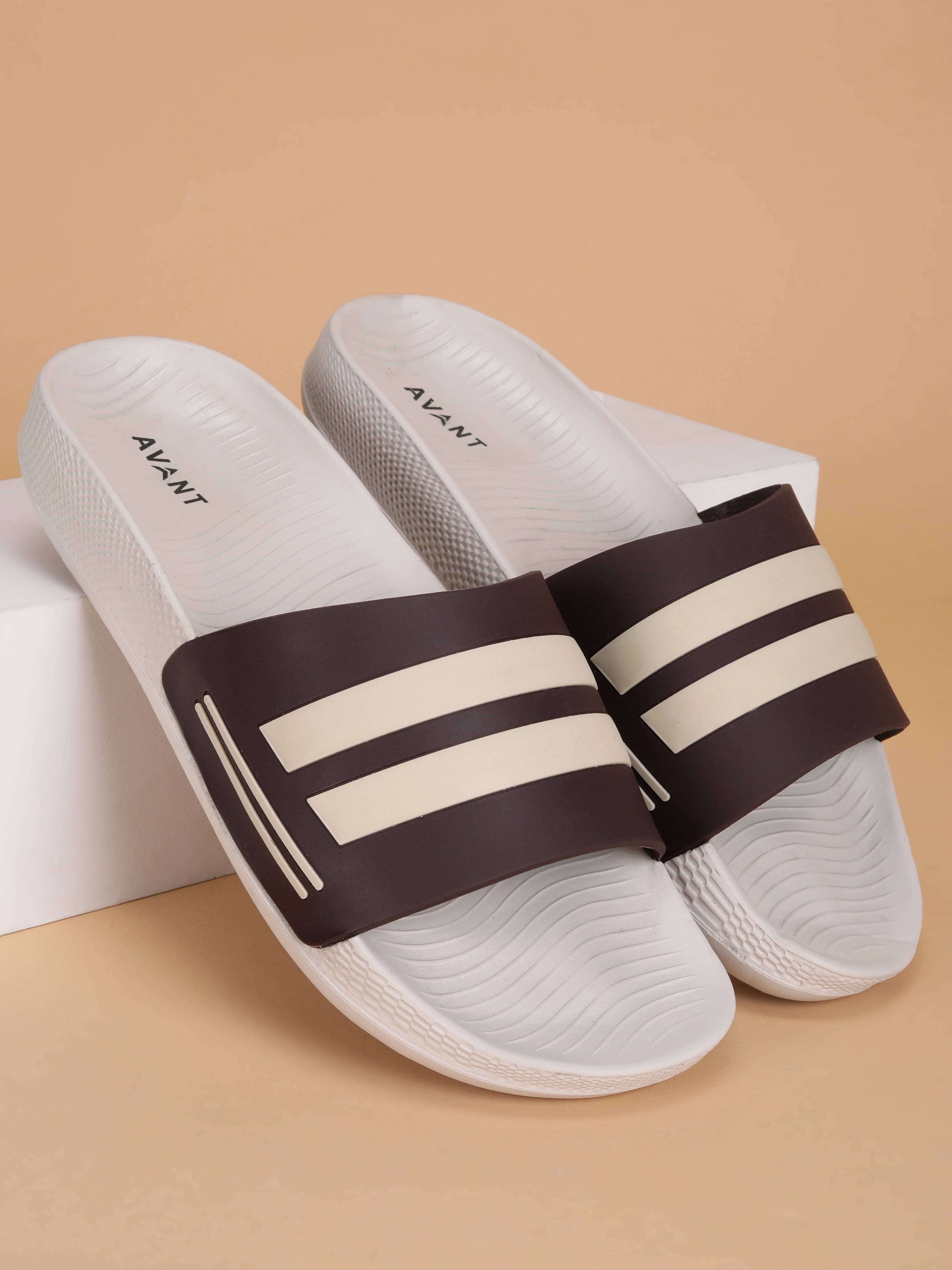     			Avant Beige Men's Slide Flip Flop
