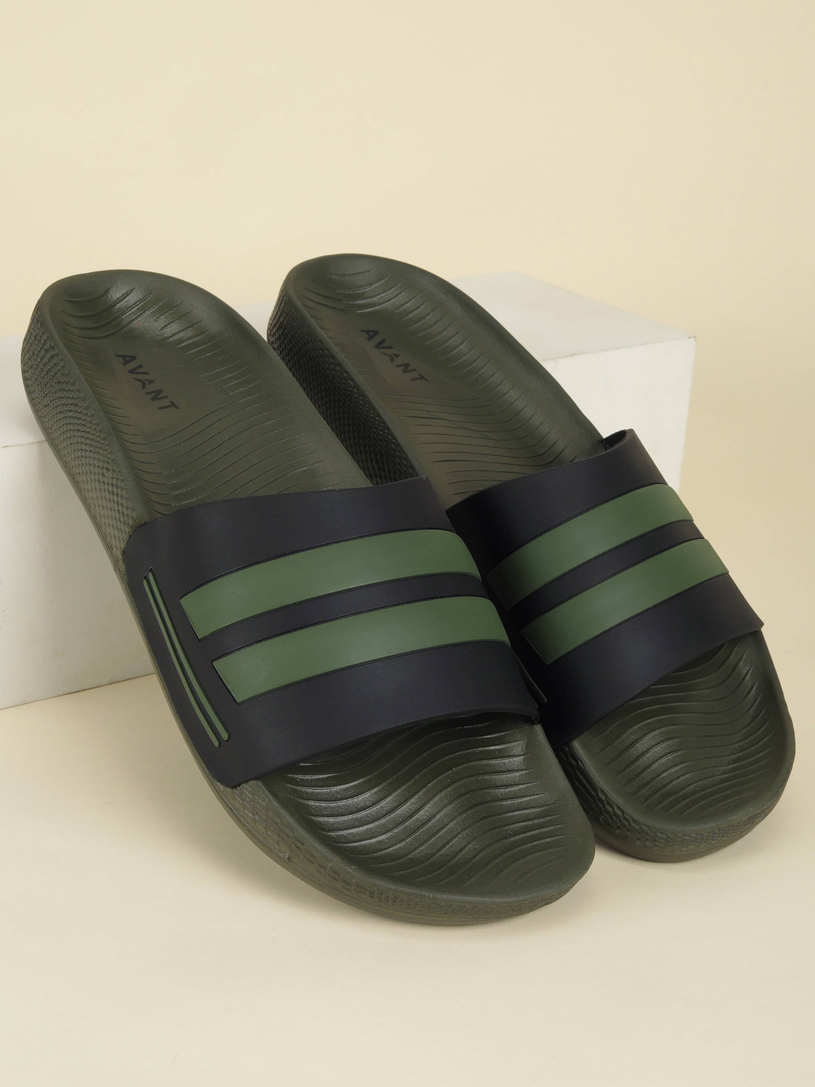    			Avant Olive Men's Slide Flip Flop