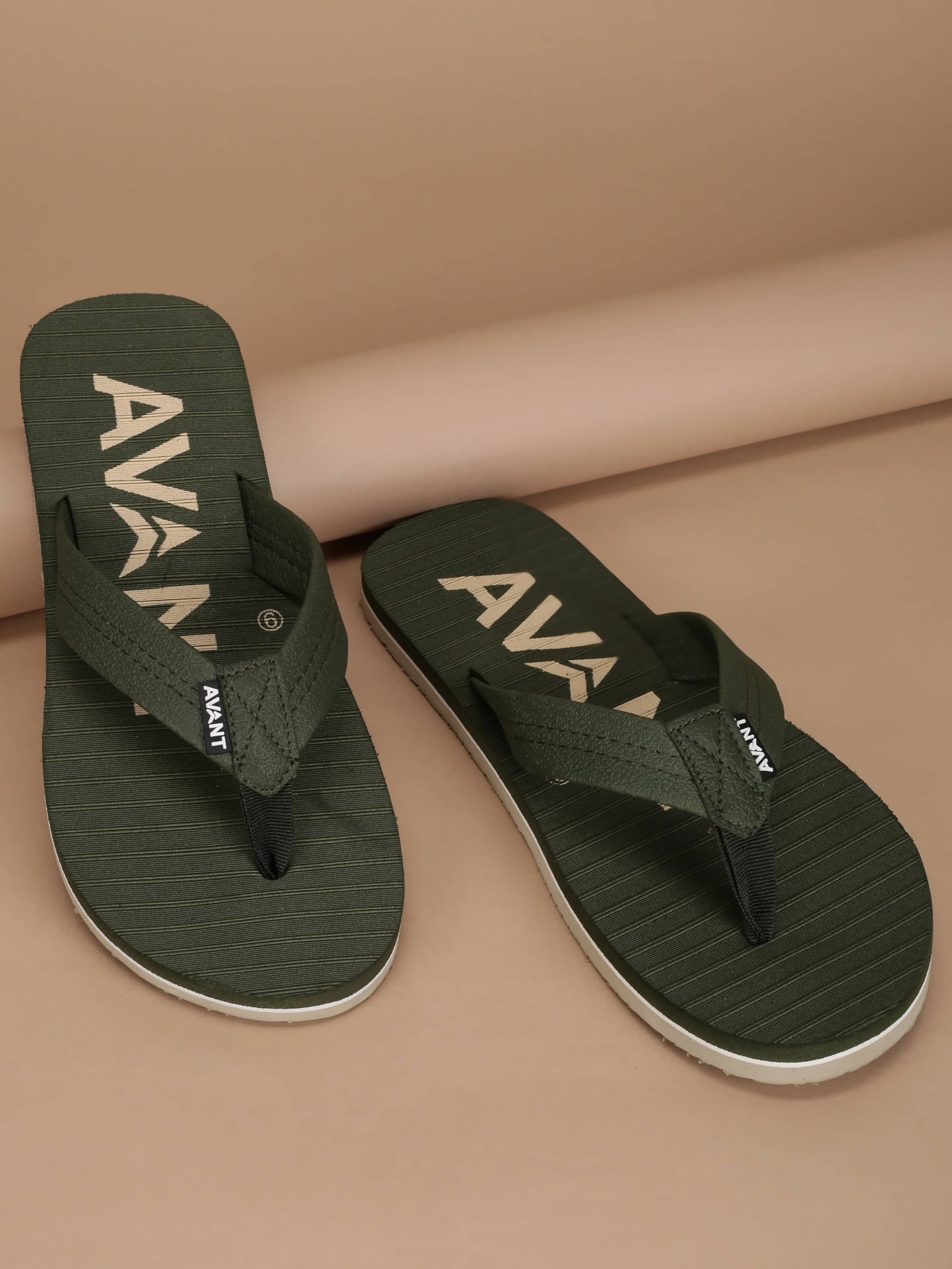 Avant Haven Olive Men's Thong Flip Flop