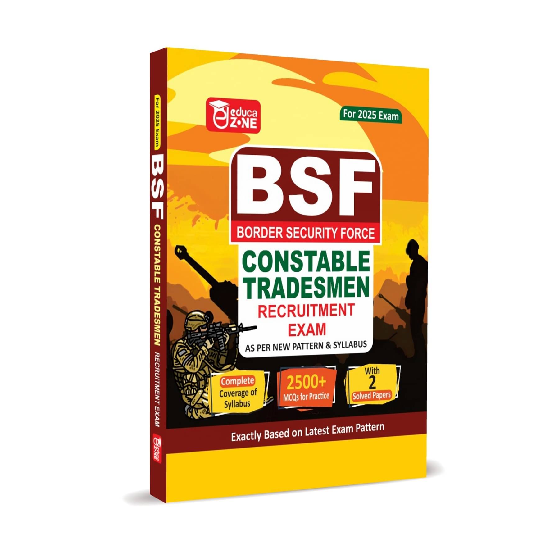     			BSF Constable Tradesmen Recruitment Exam Complete Study Guide Book With Solved Papers For 2025 Exam