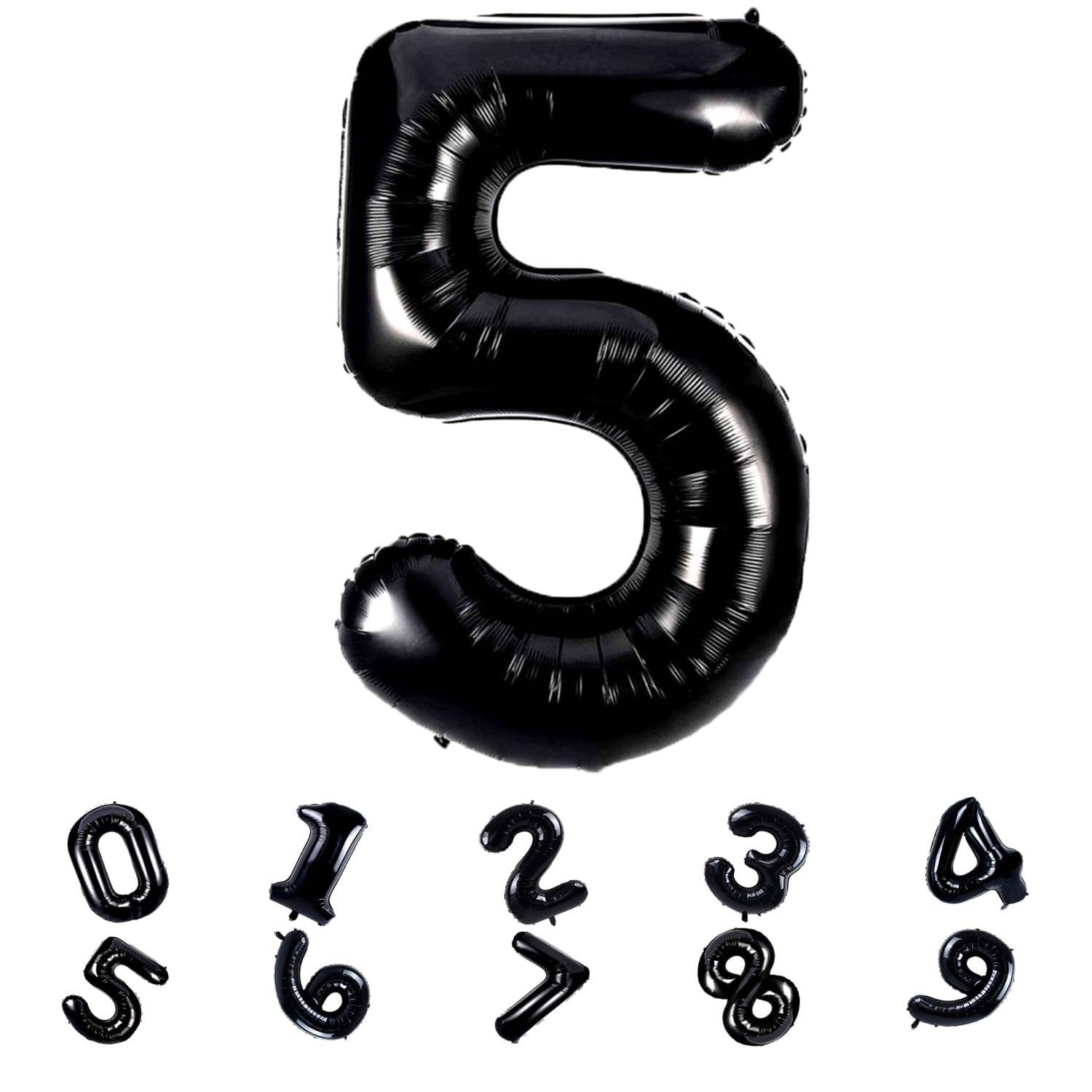 Bubble Bells Black Number 5 Foil Balloon – 32 Inches | Helium Party Decoration Balloon for Birthday & Celebrations Bubble Bells Black Number 5 Foil Balloon – 32 Inches | Helium Party Decoration Balloon for Birthday & Celebrations