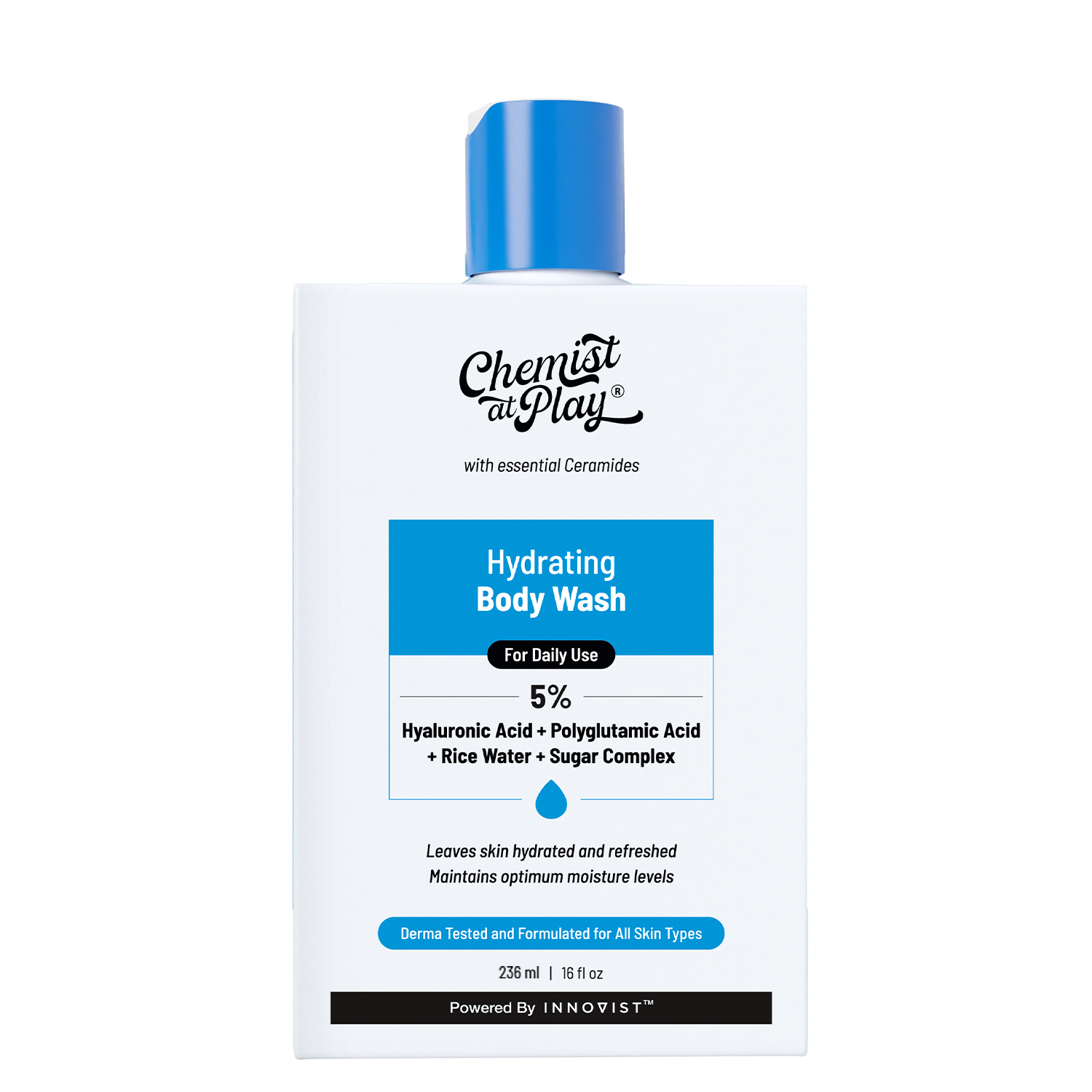 Chemist At Play Hydrating Shower Gel Hyaluronic Acid Body Wash For Daily Use, 236ml (Pack of 1)     			Chemist At Play Hydrating Shower Gel Hyaluronic Acid Body Wash For Daily Use, 236ml (Pack of 1)