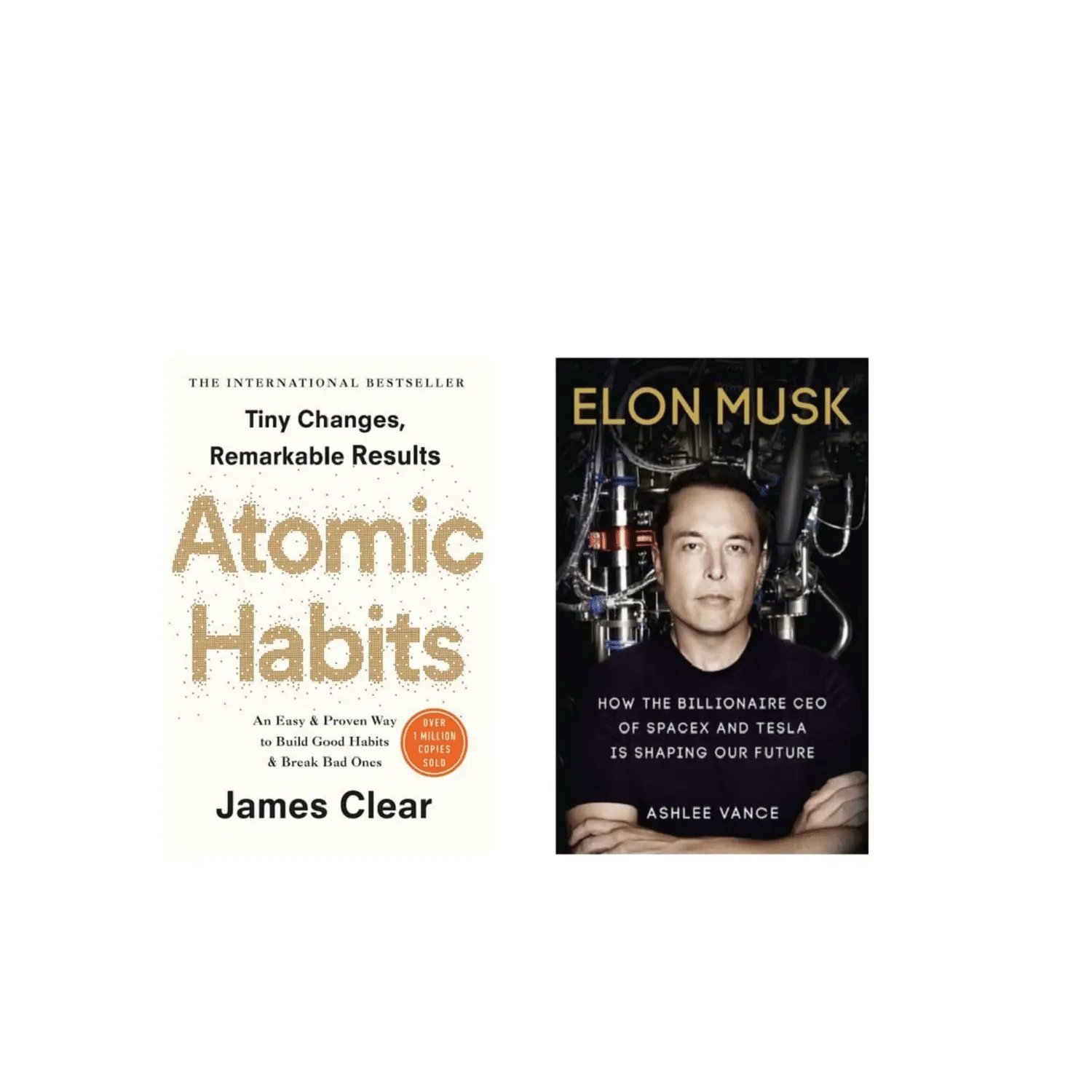     			( Combo of 2 books ) Atomic Habits & Elon Musk - Paperback