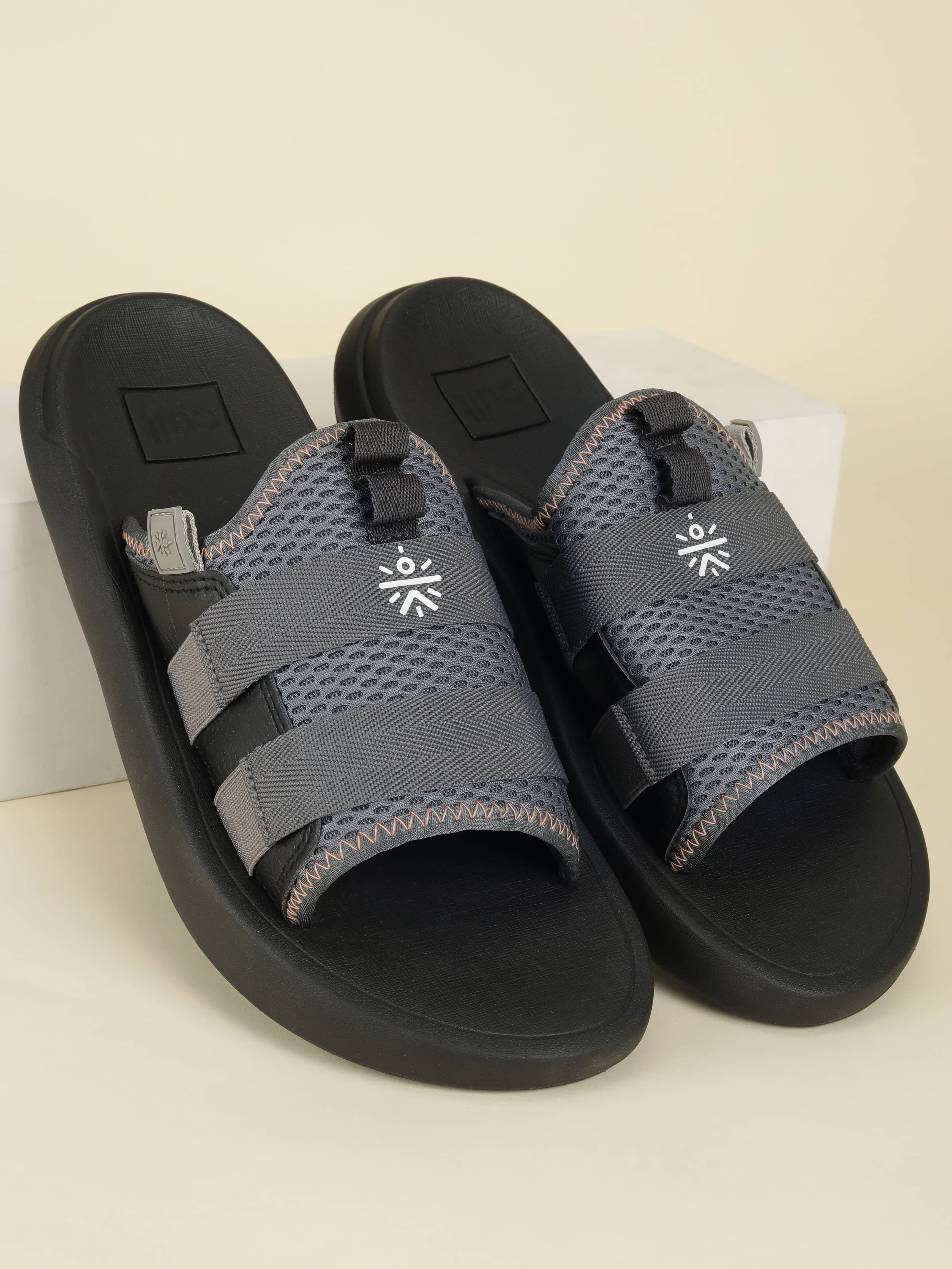 CLOSHO Grey Men's Slide Flip Flop