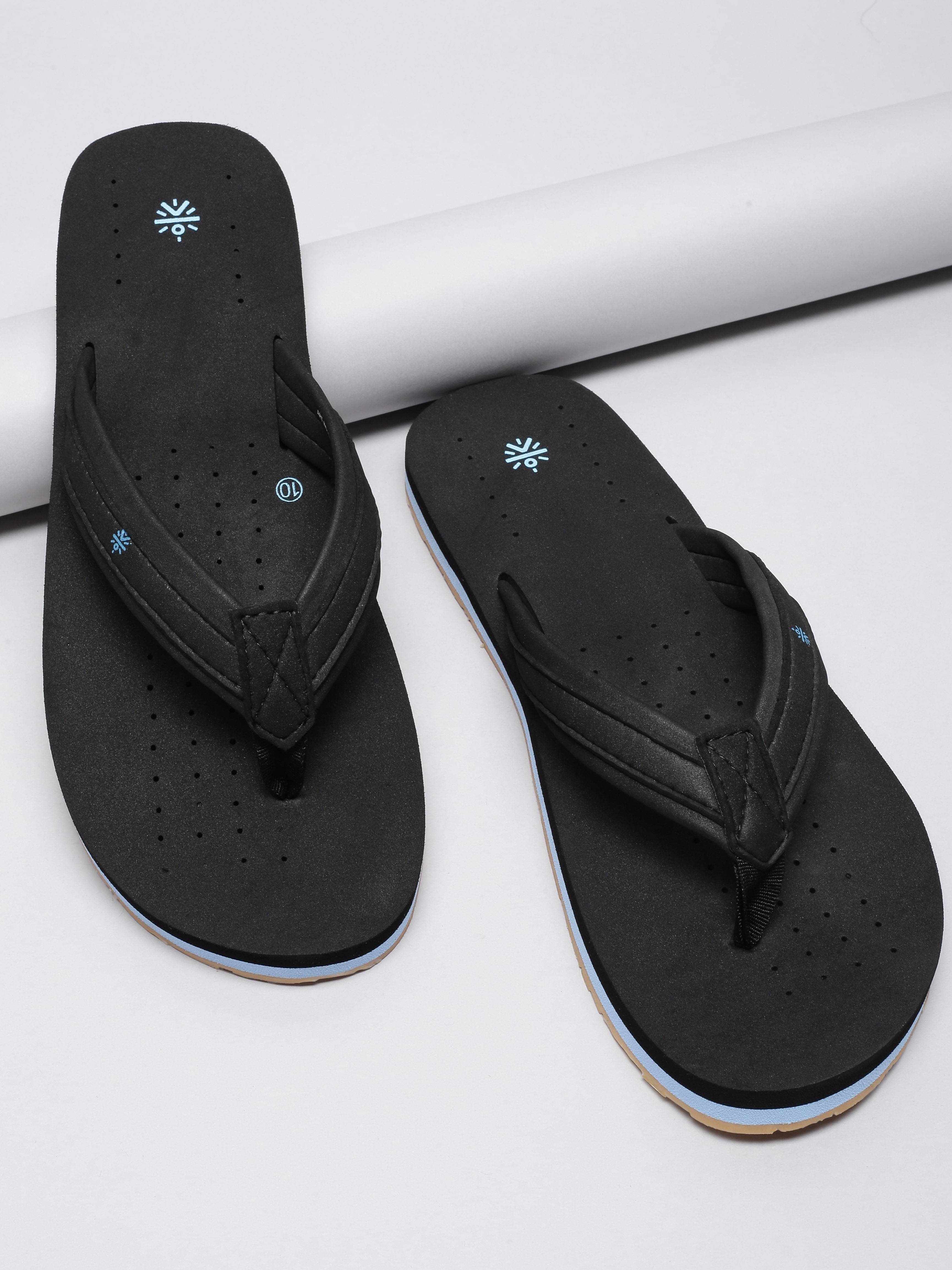     			Cult Black Men's Thong Flip Flop