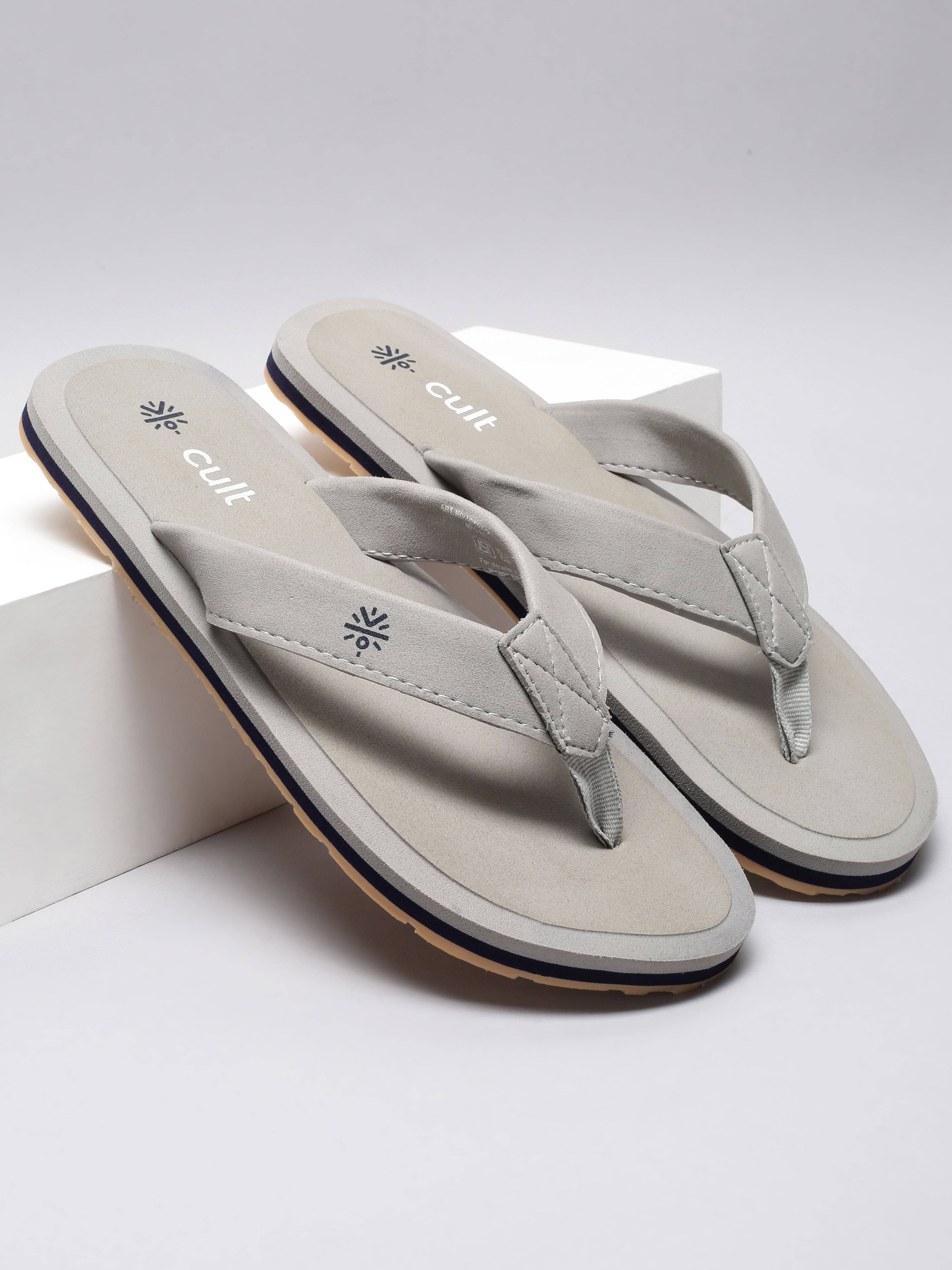     			Cult Grey Men's Thong Flip Flop