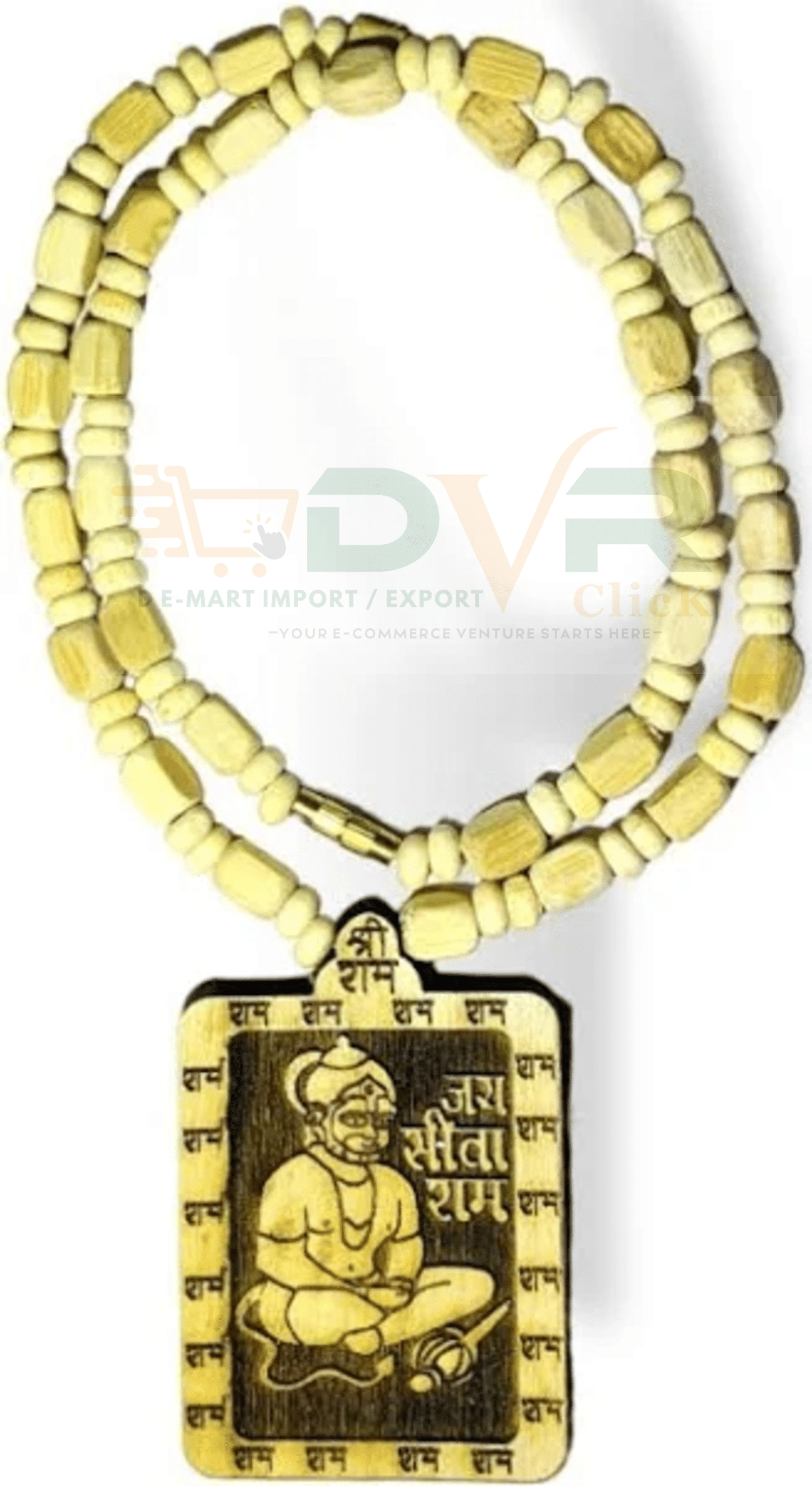     			DvR ClicK Tulsi Mala With Hanuman Locket ( Pack of 1 )