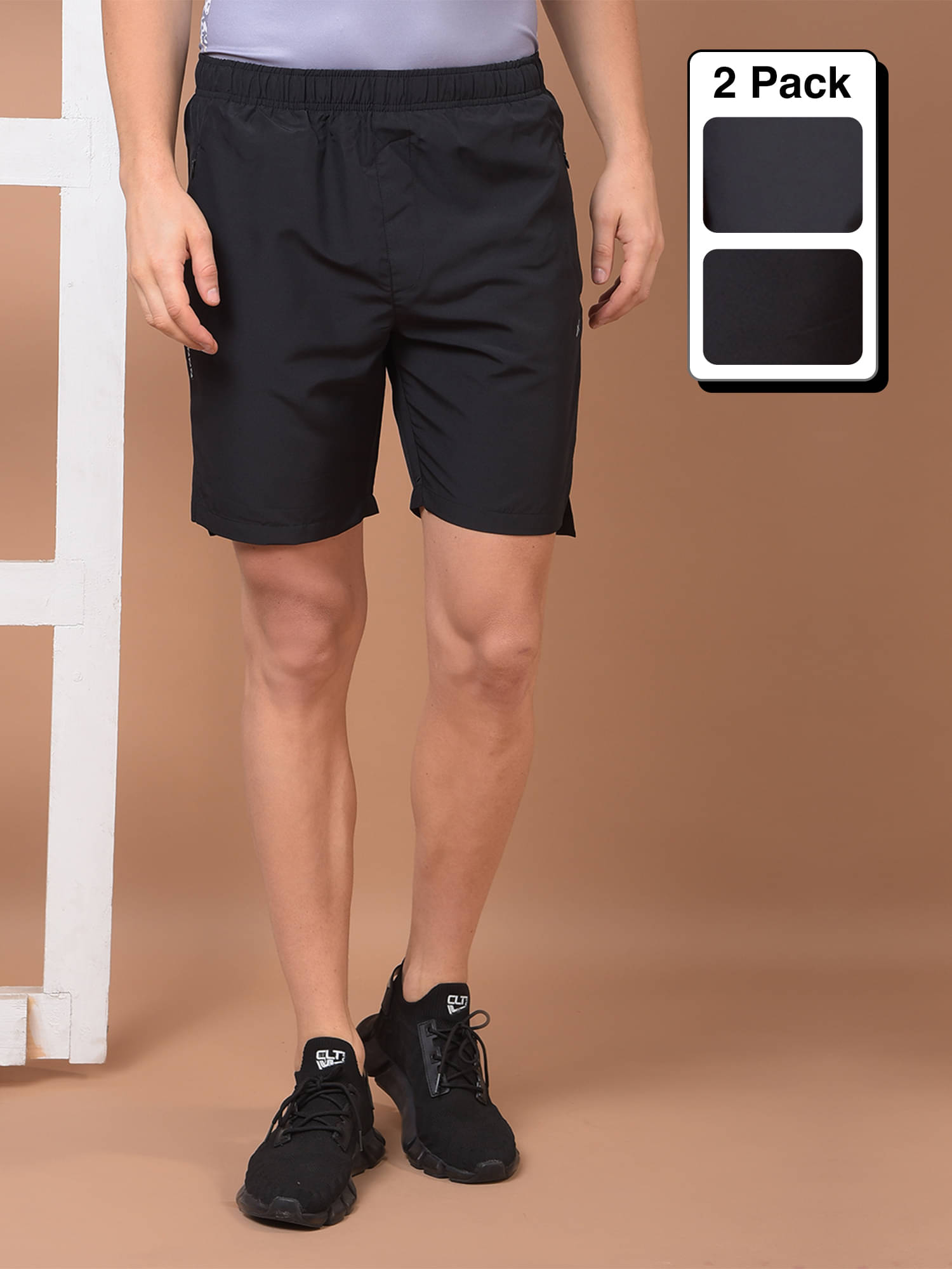 Force NXT Multicolor Polyester Men's Gym Shorts ( Pack of 2 ) Force NXT Multicolor Polyester Men's Gym Shorts ( Pack of 2 )