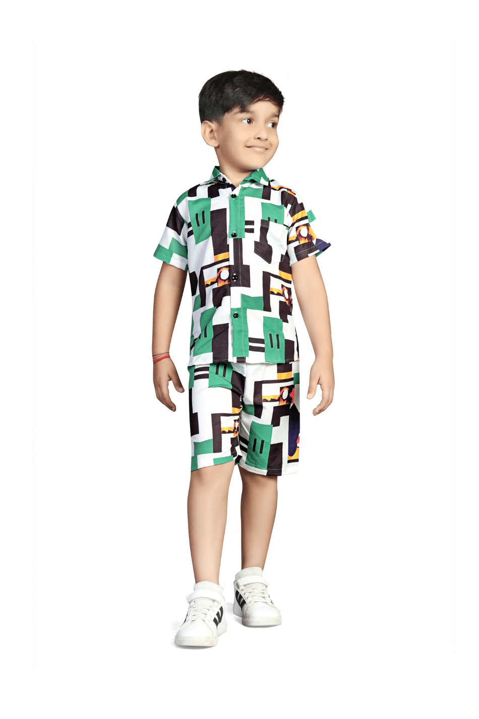 Formulate clothing Pack of 1 Baby Boys Cotton Blend Shirt & Shorts Set ( Green ) Formulate clothing Pack of 1 Baby Boys Cotton Blend Shirt & Shorts Set ( Green )
