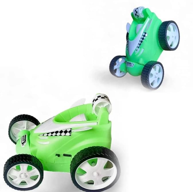 Play Mini 360 Degree Stunt Car Toy - Friction Powered Flip and Spin Action Vehicle for Kids (Green) Play Mini 360 Degree Stunt Car Toy - Friction Powered Flip and Spin Action Vehicle for Kids (Green)