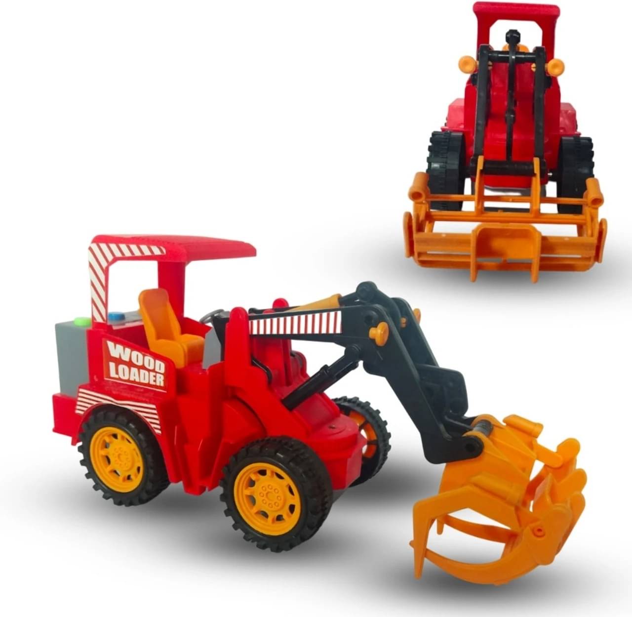 GuruKrupa Friction Powered Red JCB Excavator Toy for Kids - Realistic Construction Vehicle (8032 - Friction JCB - Red Excavator) GuruKrupa Friction Powered Red JCB Excavator Toy for Kids - Realistic Construction Vehicle (8032 - Friction JCB - Red Excavator)