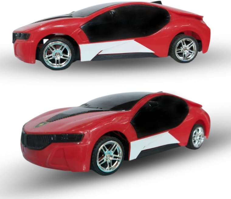 Rechargeable 3D Light Car for Kids - Bump & Go Action with Flashing Lights & Spinning Wheels (6328 - Red) Rechargeable 3D Light Car for Kids - Bump & Go Action with Flashing Lights & Spinning Wheels (6328 - Red)