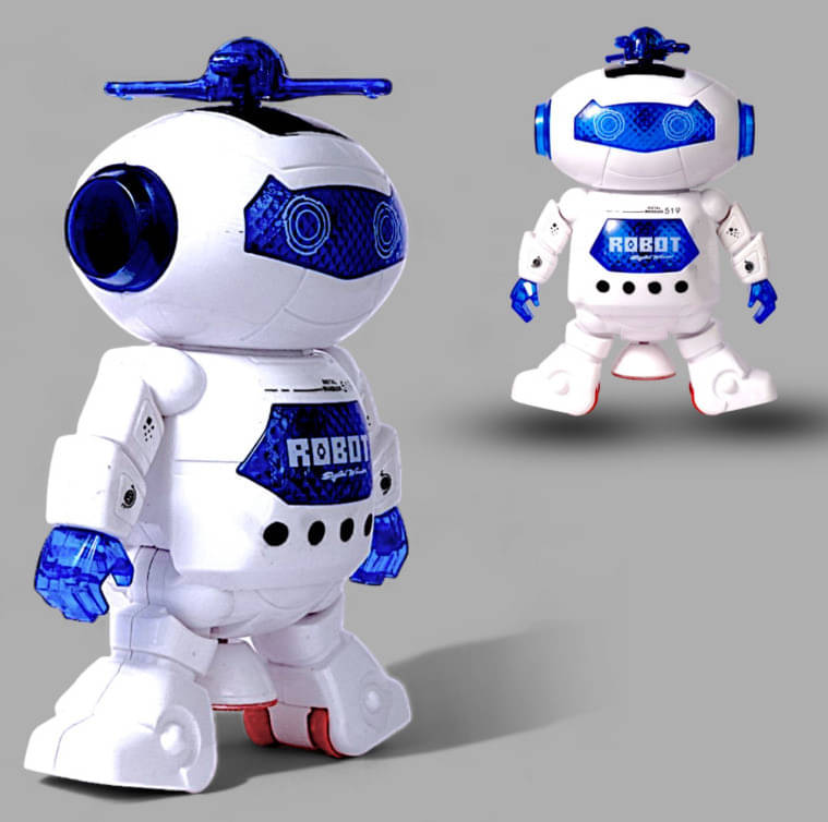 MastiDrive Action Robot Toy for Kids - Battery Operated Walking and Dancing Robot with Lights and Sound Features (White, Model 99444) MastiDrive Action Robot Toy for Kids - Battery Operated Walking and Dancing Robot with Lights and Sound Features (White, Model 99444)