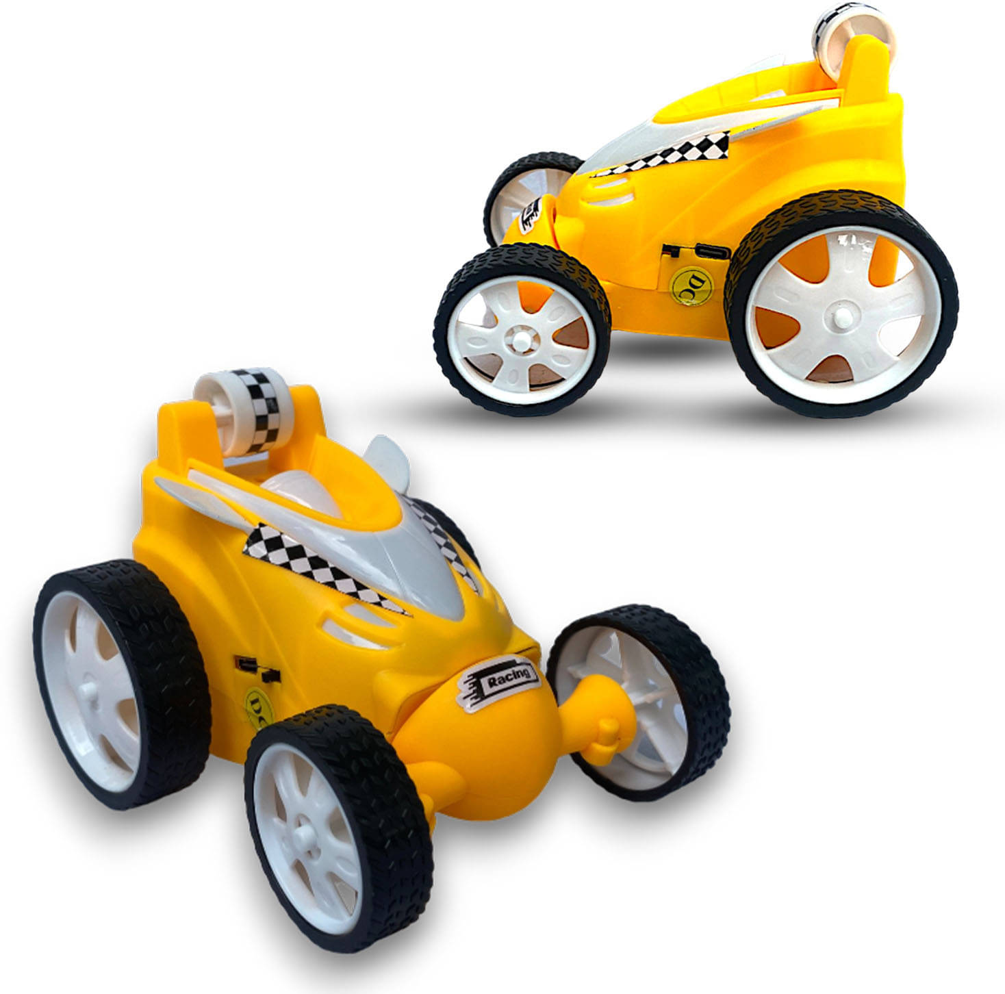 Small Stunt Car for Kids - 360 Degree Spins, LED Lights, Shockproof Body, Eye-Catching Design (368 - Yellow) Small Stunt Car for Kids - 360 Degree Spins, LED Lights, Shockproof Body, Eye-Catching Design (368 - Yellow)