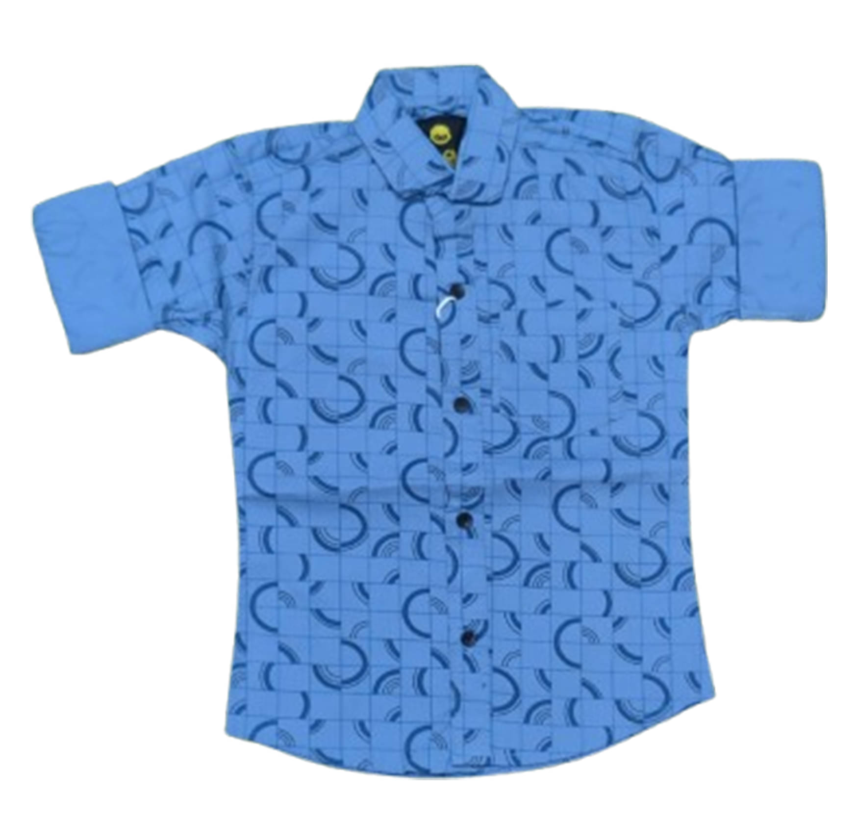 KIDS CLUB Pack of 1 Boys 100% Cotton Full Sleeves Shirt ( Blue ) KIDS CLUB Pack of 1 Boys 100% Cotton Full Sleeves Shirt ( Blue )