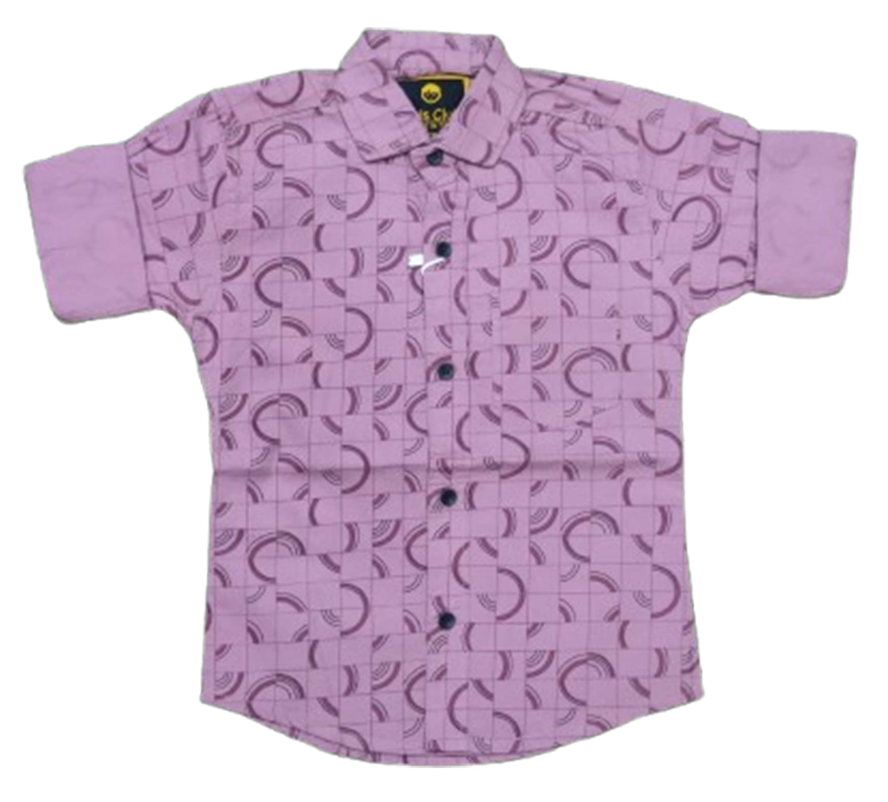 KIDS CLUB Pack of 1 Boys 100% Cotton Full Sleeves Shirt ( Pink ) KIDS CLUB Pack of 1 Boys 100% Cotton Full Sleeves Shirt ( Pink )