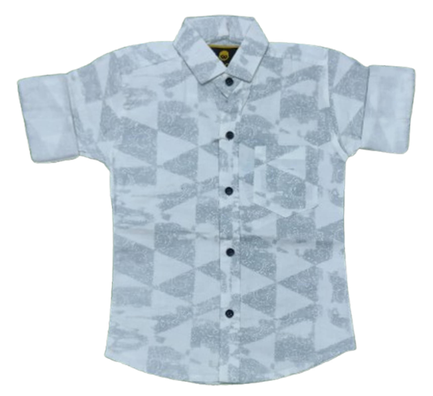 KIDS CLUB Pack of 1 Boys 100% Cotton Full Sleeves Shirt ( White )     			KIDS CLUB Pack of 1 Boys 100% Cotton Full Sleeves Shirt ( White )