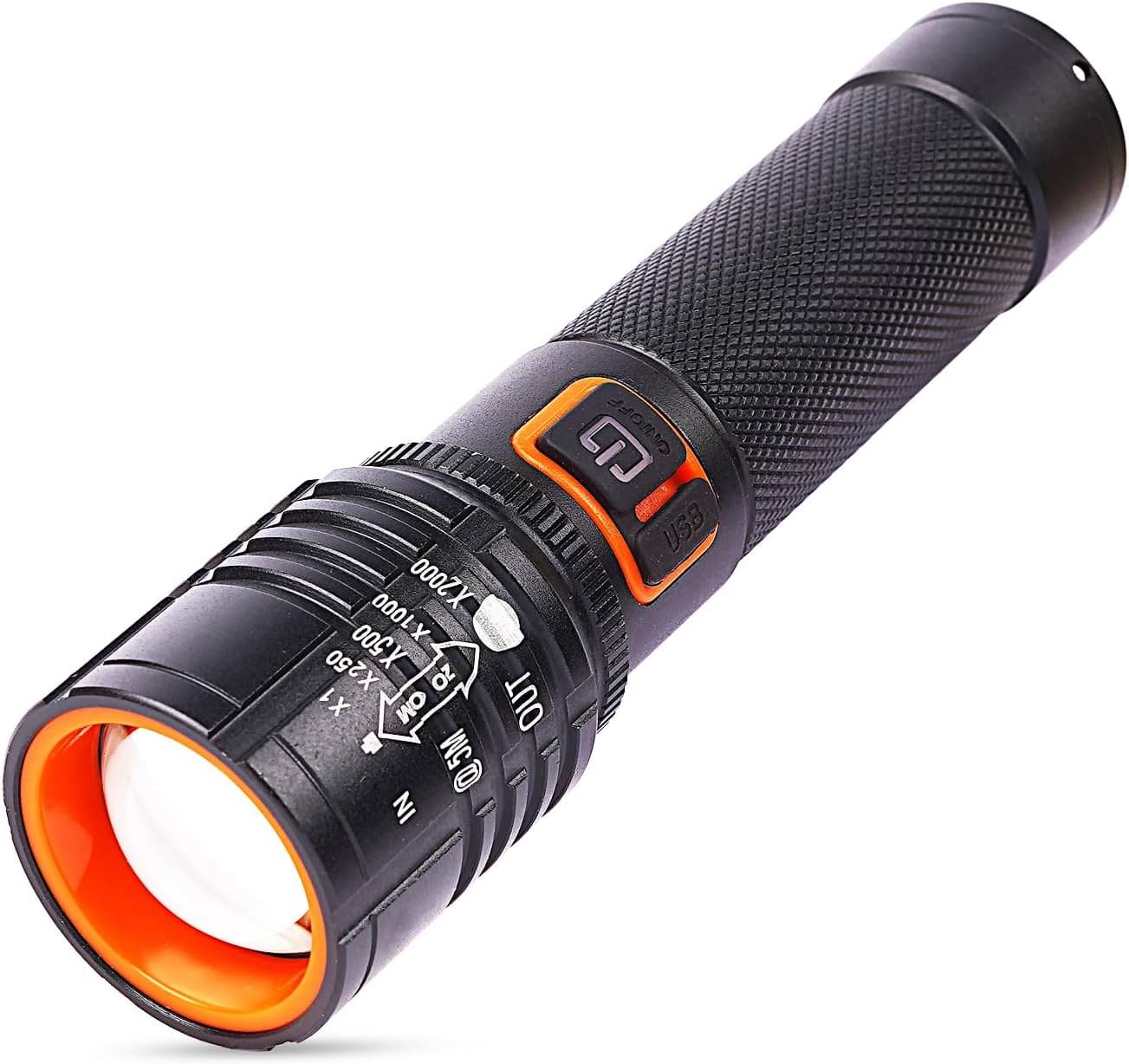KRIVAAN - Above 50W Rechargeable Flashlight Torch ( Pack of 1 ) KRIVAAN - Above 50W Rechargeable Flashlight Torch ( Pack of 1 )
