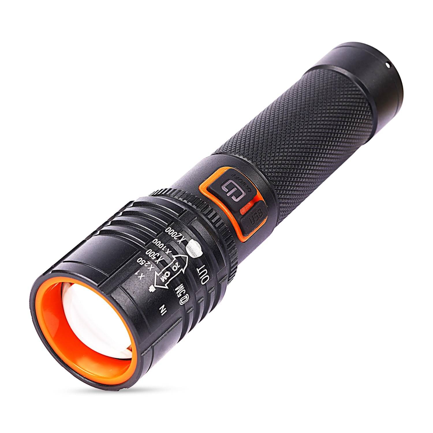 KRIVAAN - Above 50W Rechargeable Flashlight Torch ( Pack of 1 ) KRIVAAN - Above 50W Rechargeable Flashlight Torch ( Pack of 1 )