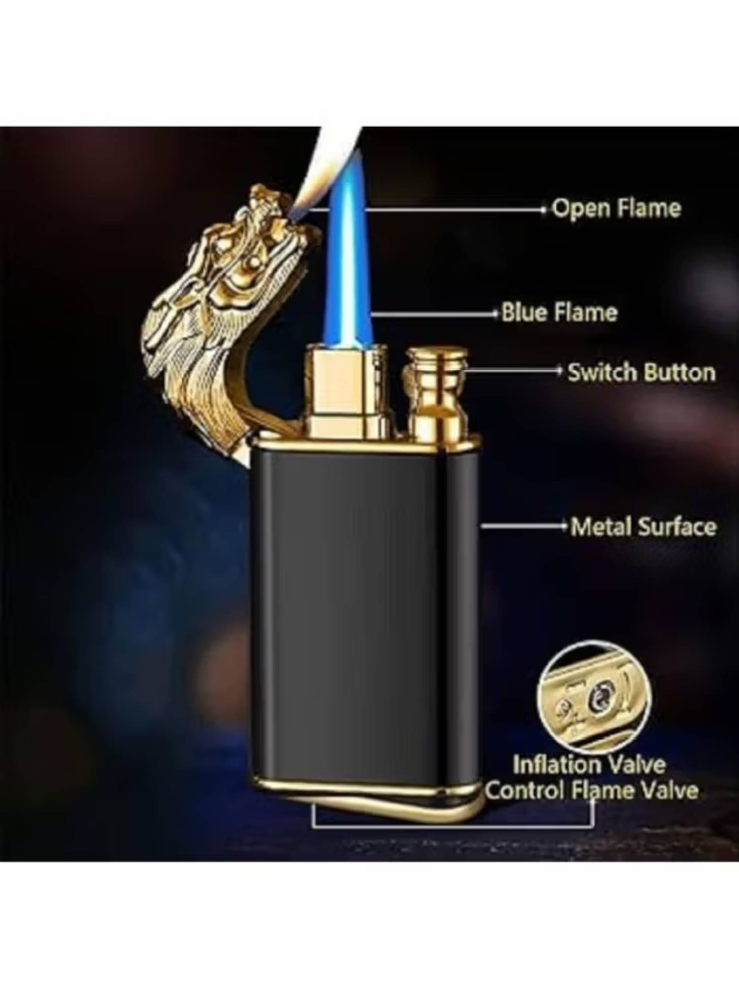    			Kadio Multicolor Aluminium Cigarette Lighter ( Pack of 1 )