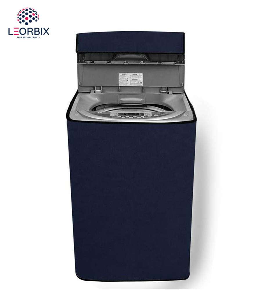     			LEORBIX Fully Automatic Washing Machine Cover Compatiable For 8 kg - Blue